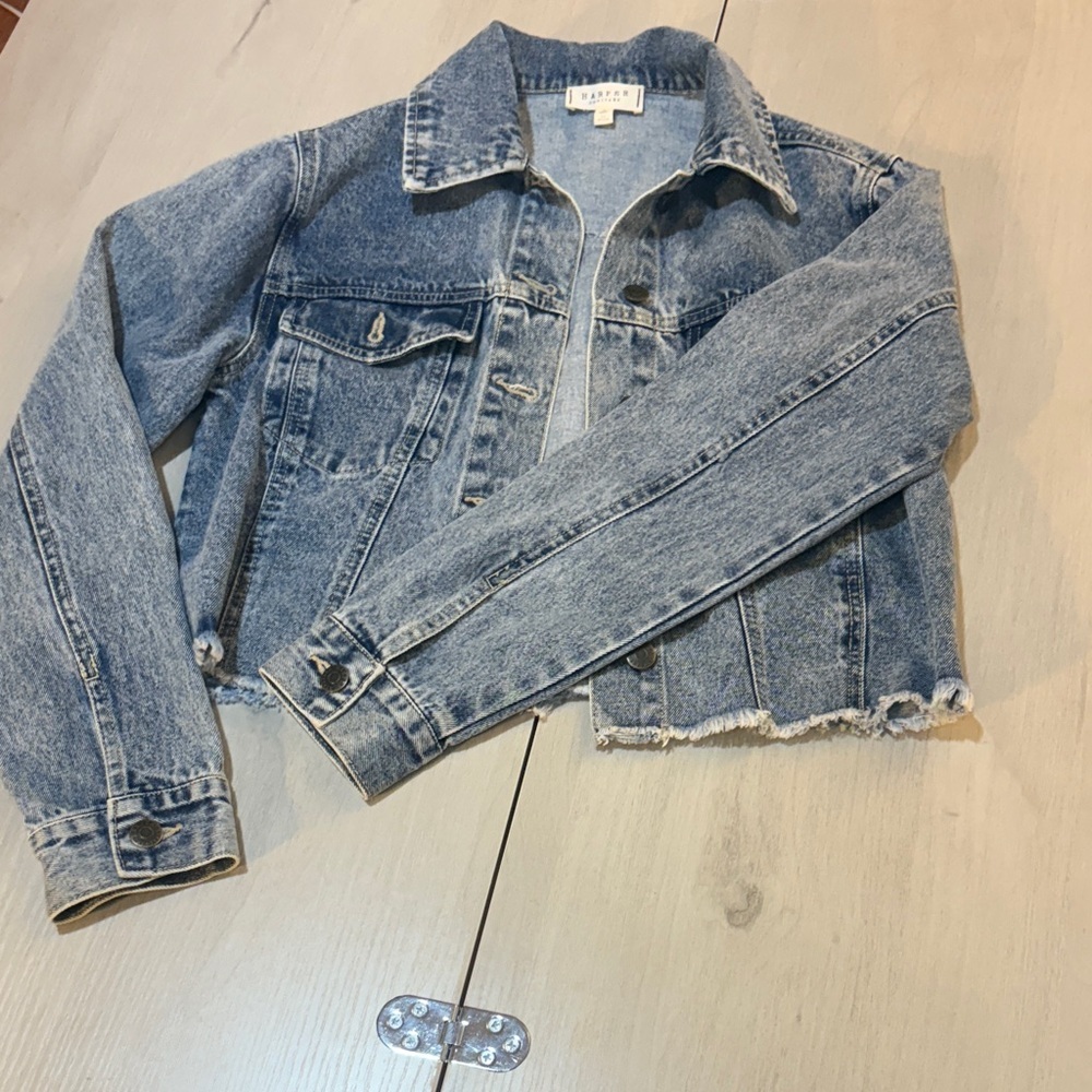 Francesca's Collections Light Blue Denim Jacket